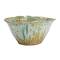 Hello Honey® 5" Teal Round Stoneware Bowl with Reactive Crackle Glaze, 4ct.